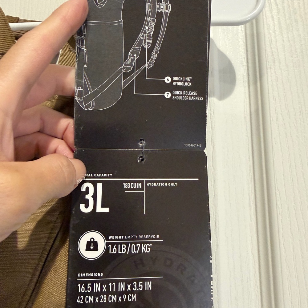 NWT CamelBak Brown Tactical Backpack ThermoBak 3L - Picture 4 of 5